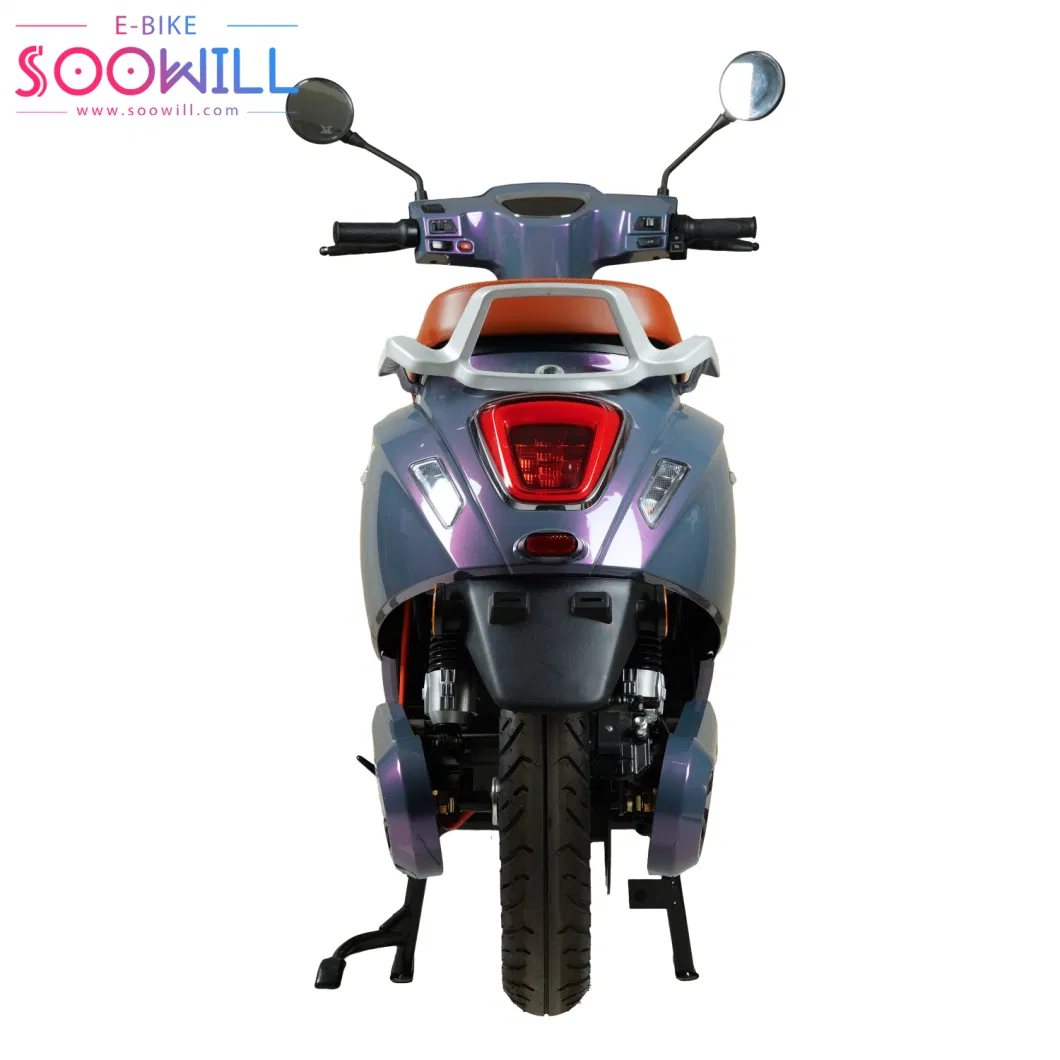 Chinese Supplier 1500W EEC Electric Fashion Scooter E-Bike E-Scooty with 72V51ah Lithium Battery Wsp