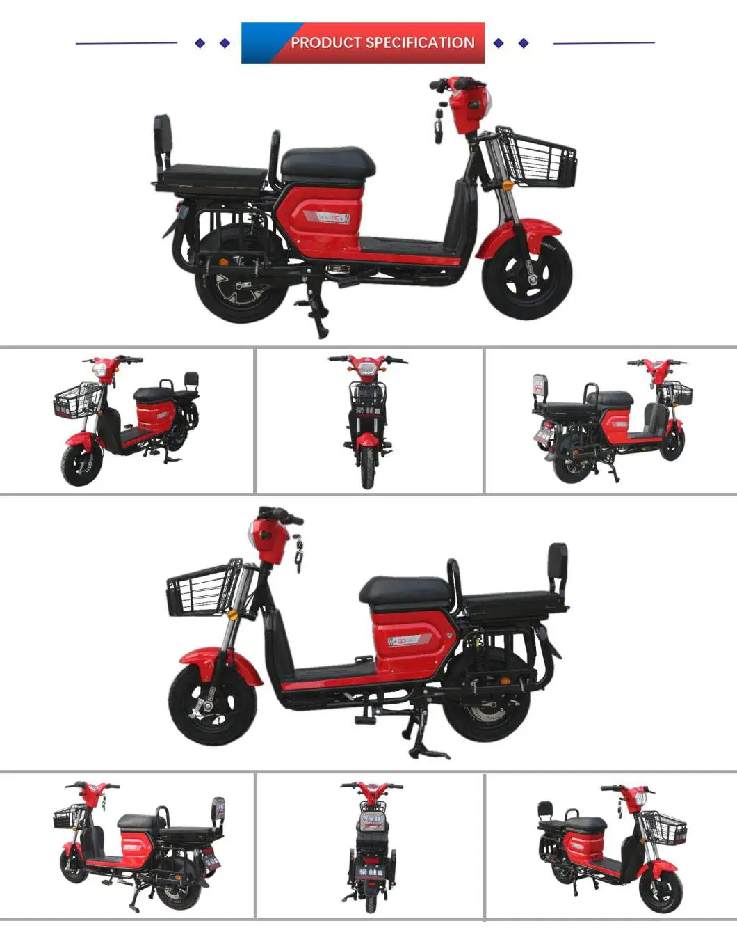 New Arrival Loadable Small Type Electric Motorcycle for Adult