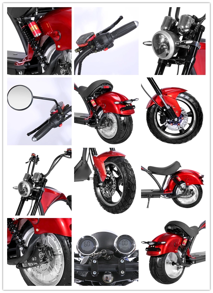 Adult Electric Motorcycle Electric Powerful Electrical Systems Citycoco 2000W Lithium, Battery Citycoco