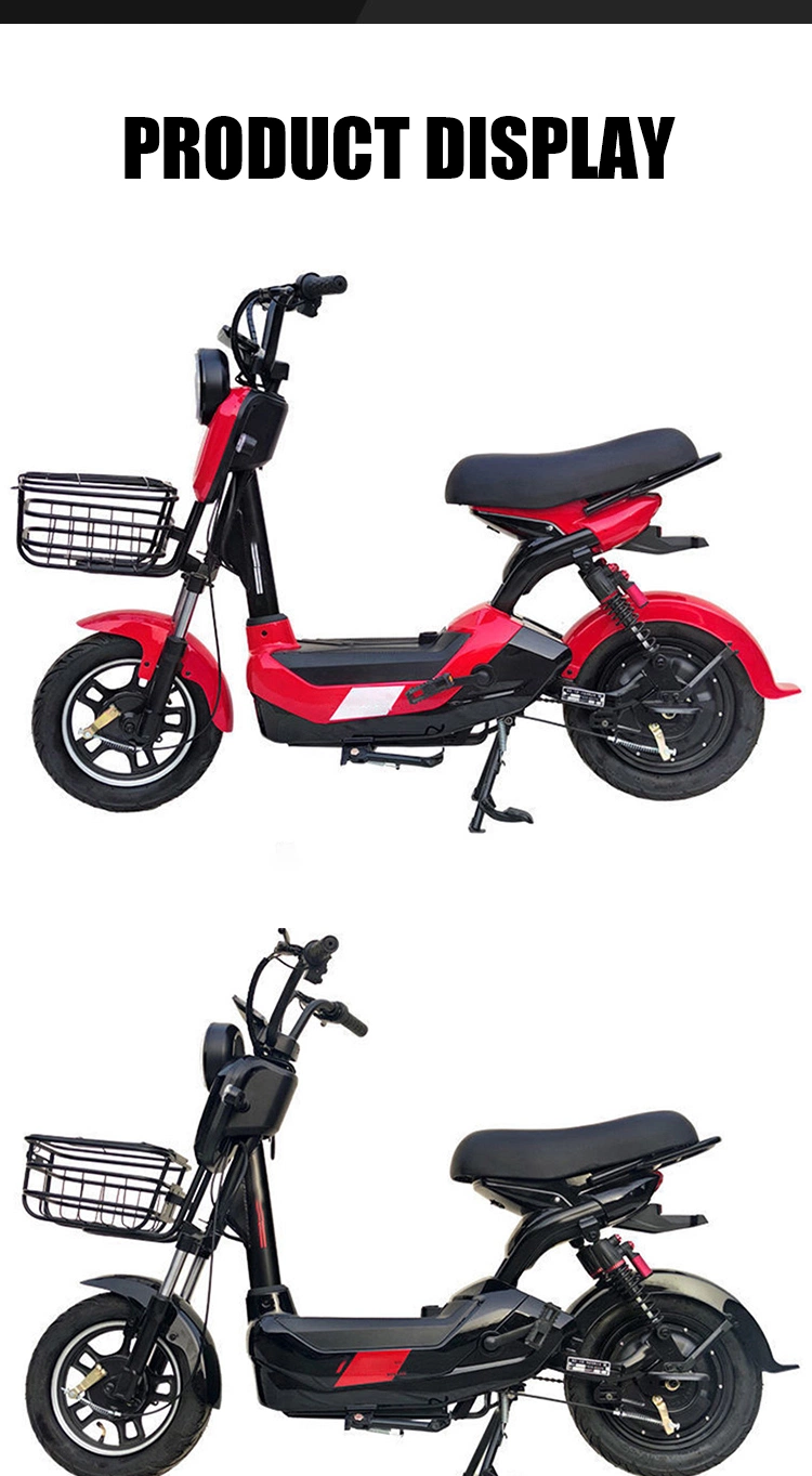 Hot Selling Electric Bicycle 350W/500W High Quality Household Running Electric Motorcycle