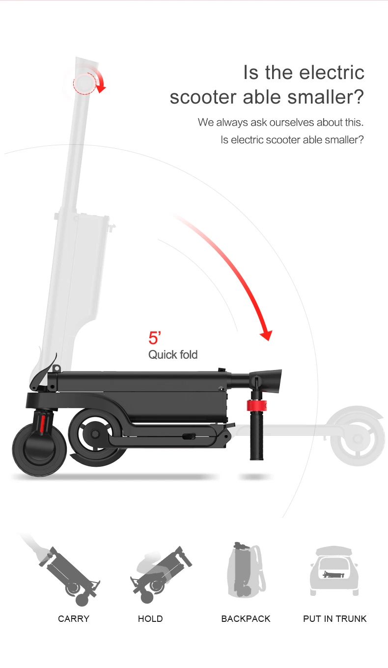 Two Wheels Cheap Foldable Self Balancing Adult Motorcycle Electric Scooter