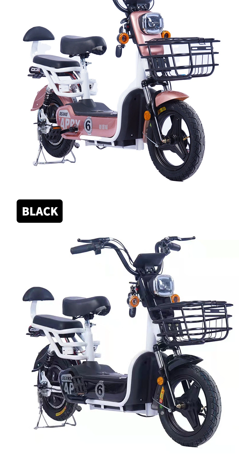 Popular Electric Motorcycle 48V 12ah Electric City Mini Bike for Adults