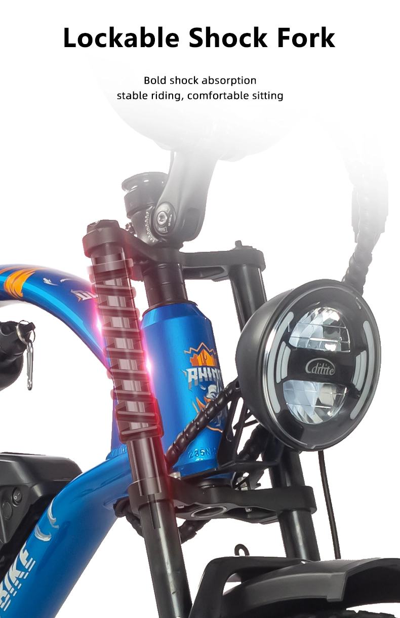 EU Factory High Power Adult Hybrid Mountain Ebike 20 Wheel Size Electric City Bike