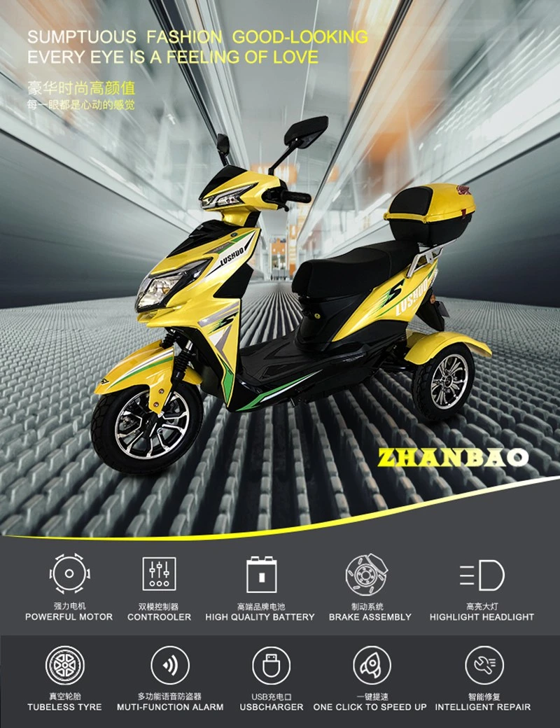 Tricycle 3 Wheel Motorized Adults for Sell in Philippines Electric Motorcycle Scooter