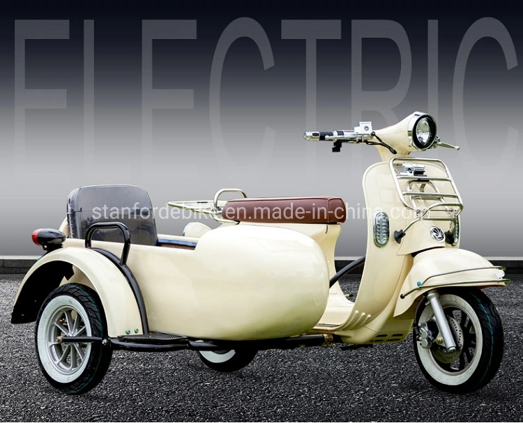 3 Wheels Vespa Electric Motorcycles Tricycle Trike Scooter for Adults