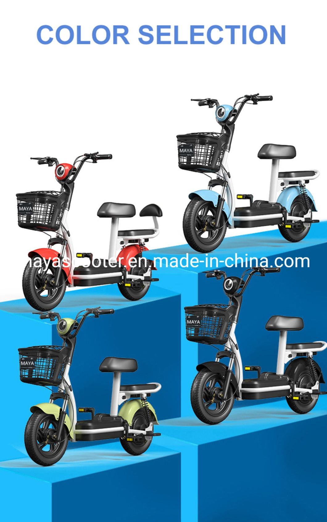 2023 New Cheap Mini Bike Scooter Electric Bike for Sale