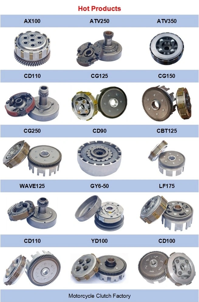 Factory Sale Motorcycle Clutch Assembly for Honda Motorcycles Tricycles (Cg250)