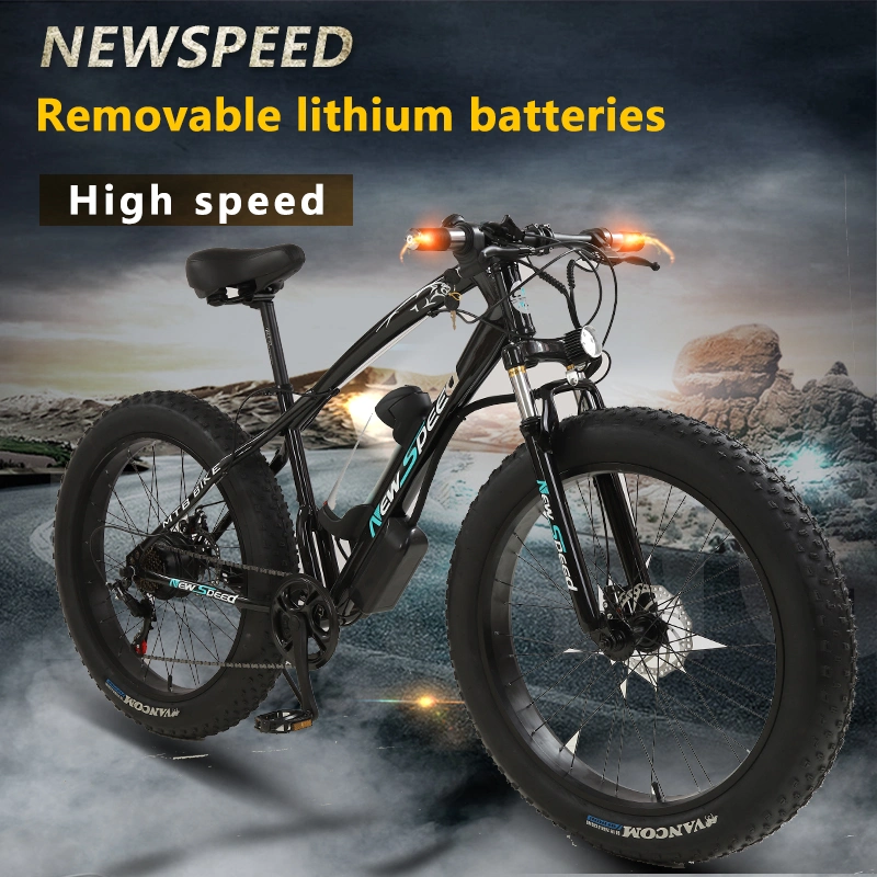 Hot Sale Electrical Snow Bicycles for Adults 35km/H Fast Speed 26inch Bike