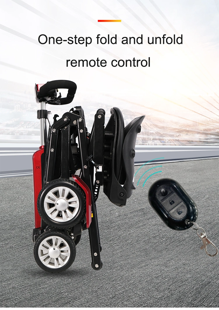 Automatic Folding Four Wheel Electric Scooters for Adult