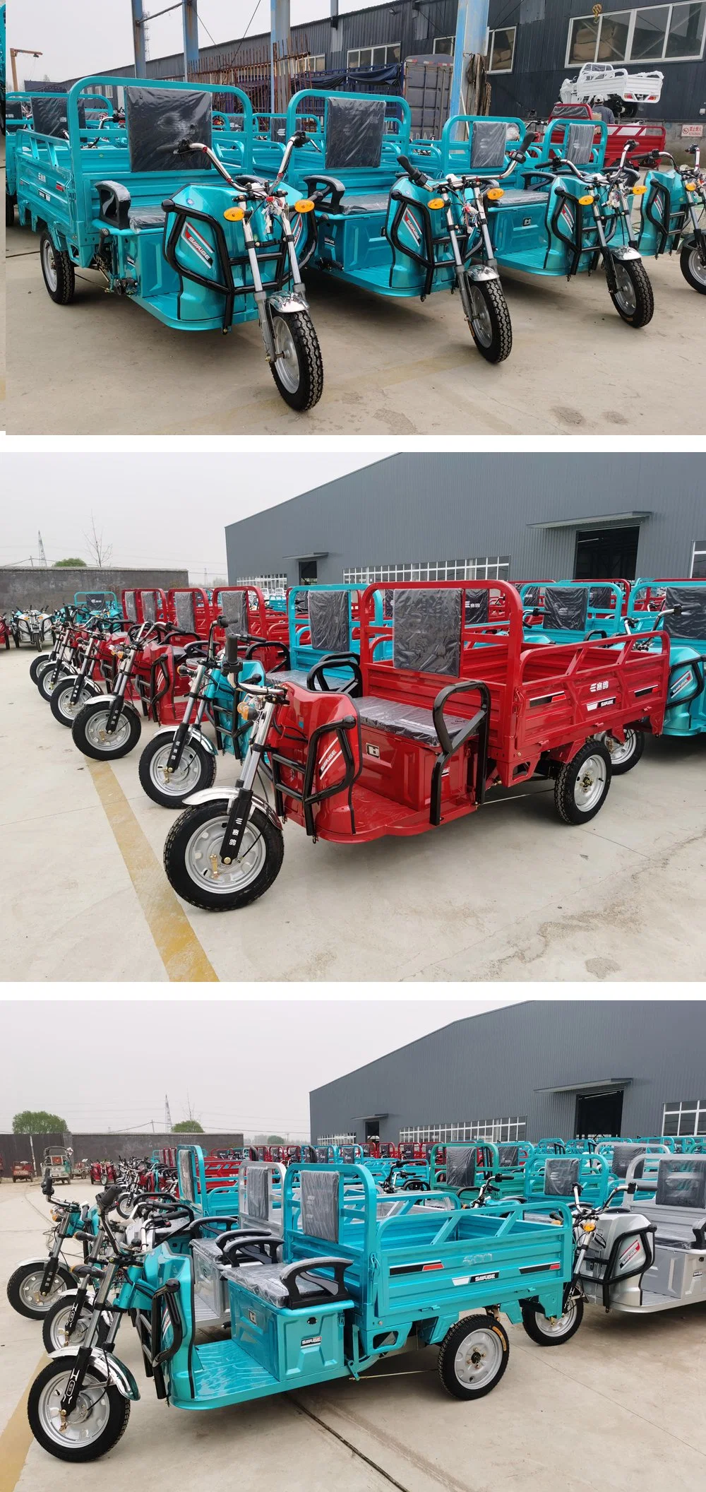 Al-X6 Powerful Electric Cargo Tricycle with Cabin