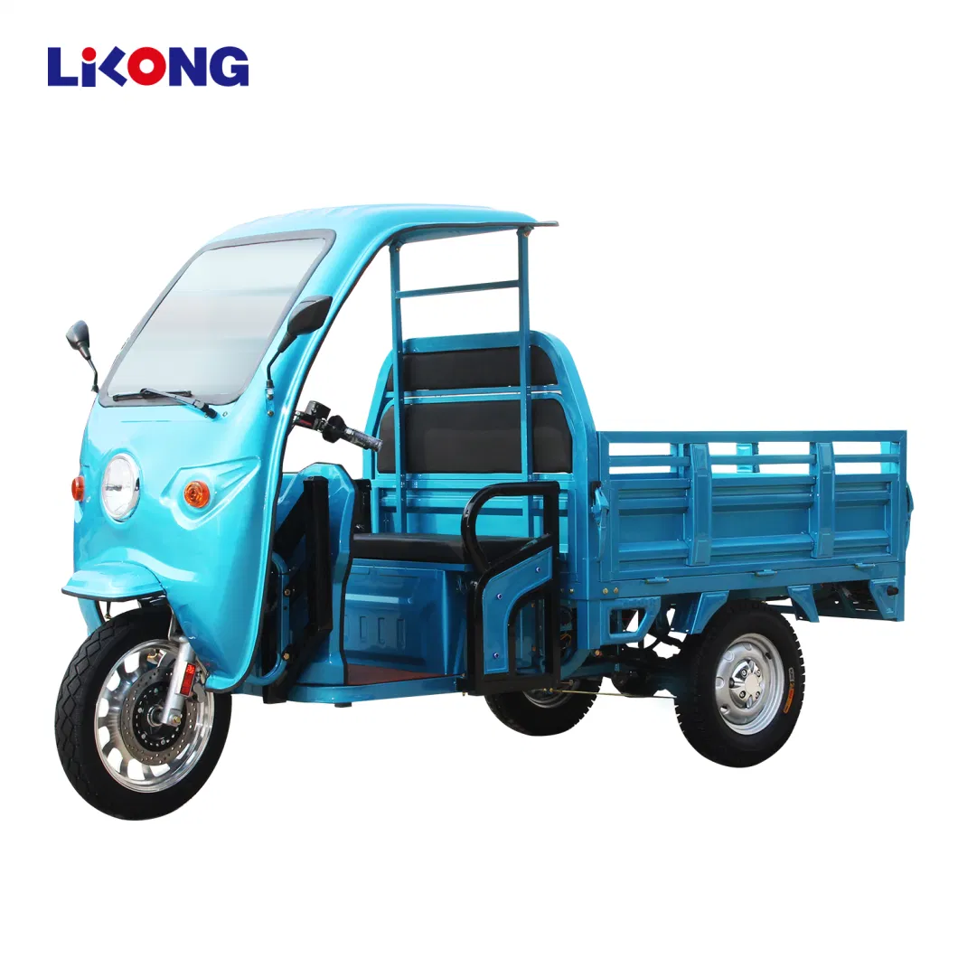 Three Wheel Motorcycle Electric Power E-Rickshaw Loader for Farming Use