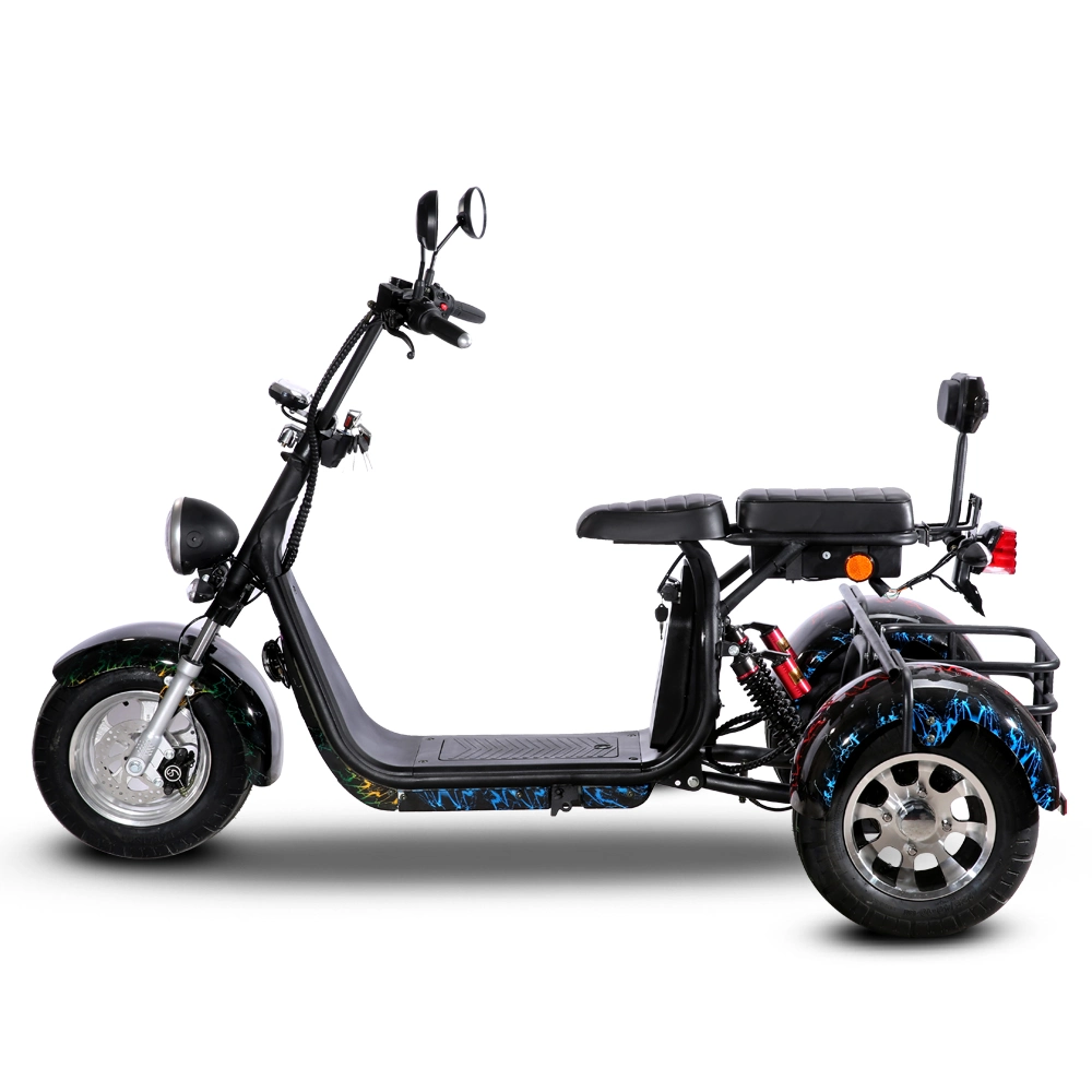 Us Warehouse Delivery to Door Electric Scooter 2000W Three-Wheel Bicycle EEC DOT