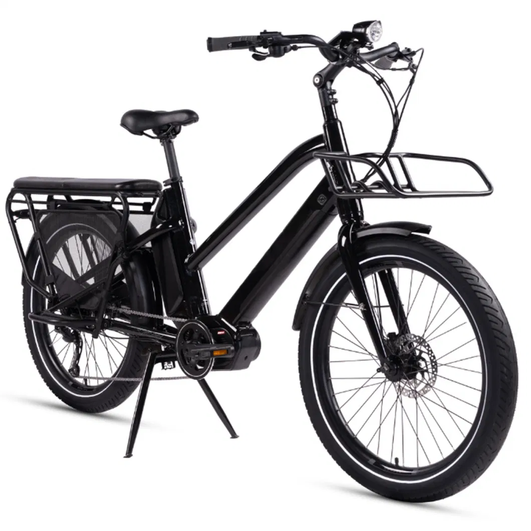 24&quot; 750W Electric Cargo Bike Used for Adult