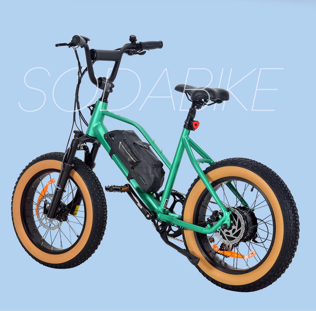 Factory Direct Unisex Fat Tire Ebike 500W Powerful Motorized Bike for Adults Male Electric Bike