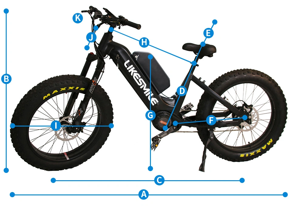 Electric Mountain Bikes with Full Suspension 48V 1000W 30ah, Directly From The Manufacturer