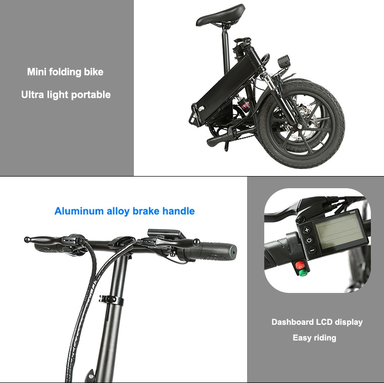 36V 5.2ah /7.8ah Folding Bicycle City Cycle Electrical Motor E-Bike E Bike