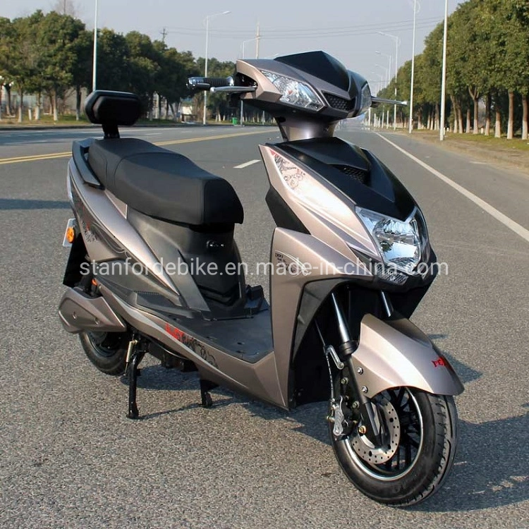 2 Wheel 2 Seat 1000 Watt Hub Motor Electric Motorcycle Scooter Bike 60V for Adult