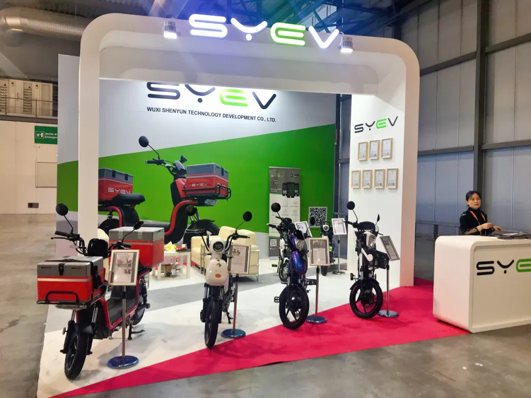 Syev OEM 32km/H Low Speed Moped Electric Scooter with 350W/500W Motor Electric Bike Motorcycle with Pedals Removable Battery