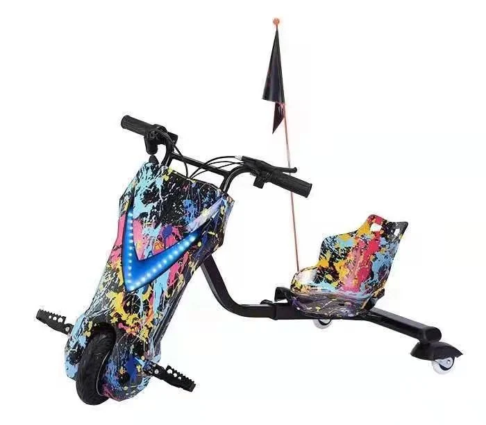 Hotsale 36V 250W Devil Fish Electric Drift Car Balance Scooter with Light for Kids