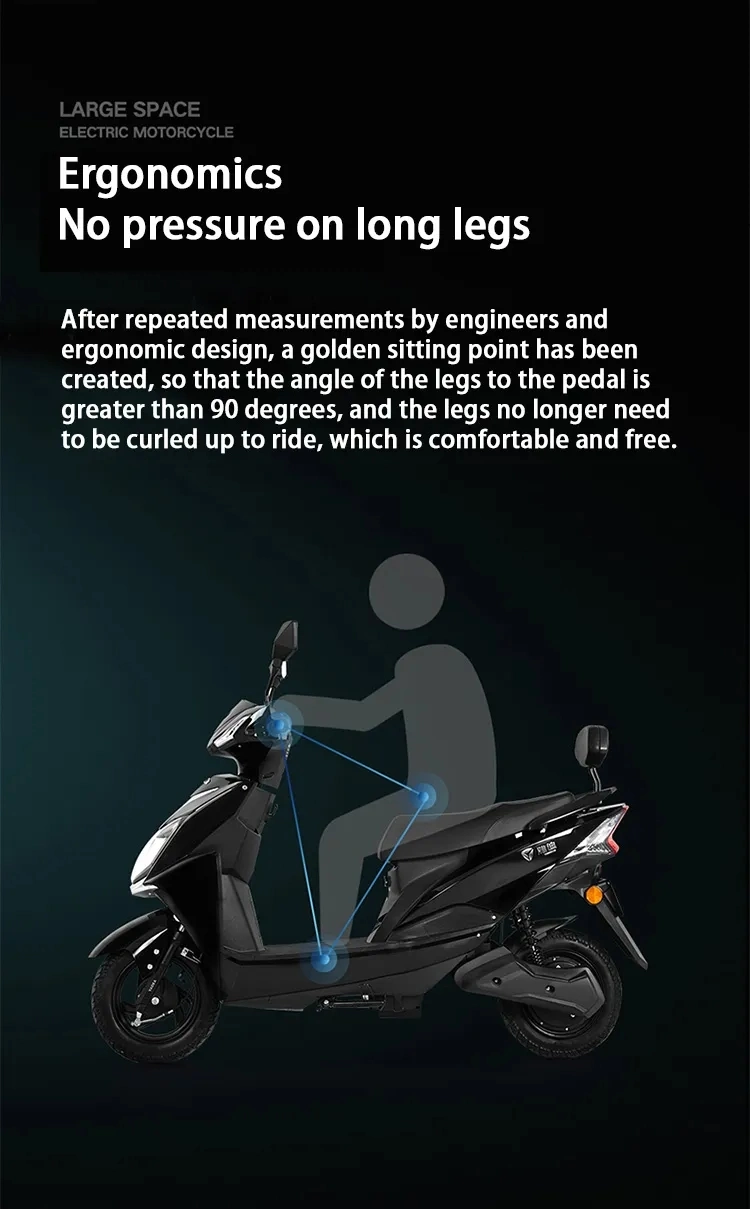 Hot Sale Electric Motorcycle in China Electric Scooter Electirc Motorbike E Motorcycles