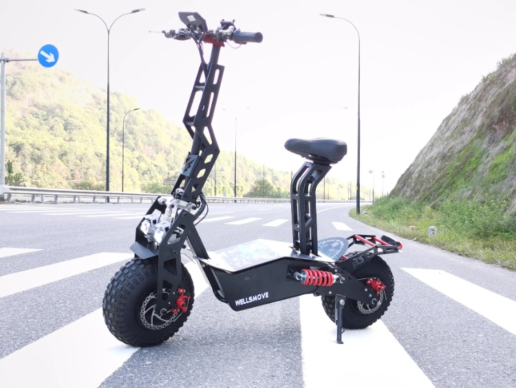 2000W Big Wheel Adult Standing Electric Motor Bike