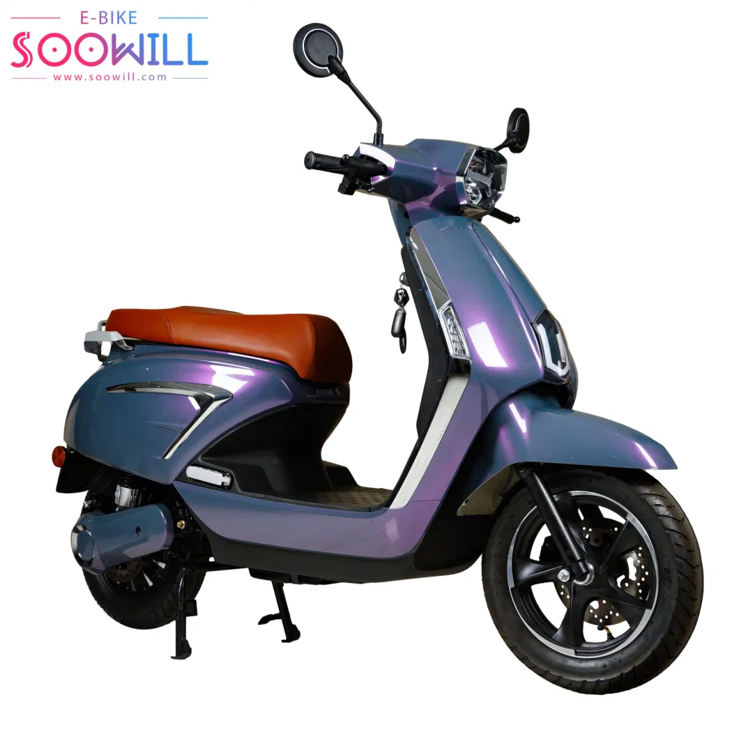 Chinese Supplier 1500W EEC Electric Fashion Scooter E-Bike E-Scooty with 72V51ah Lithium Battery Wsp