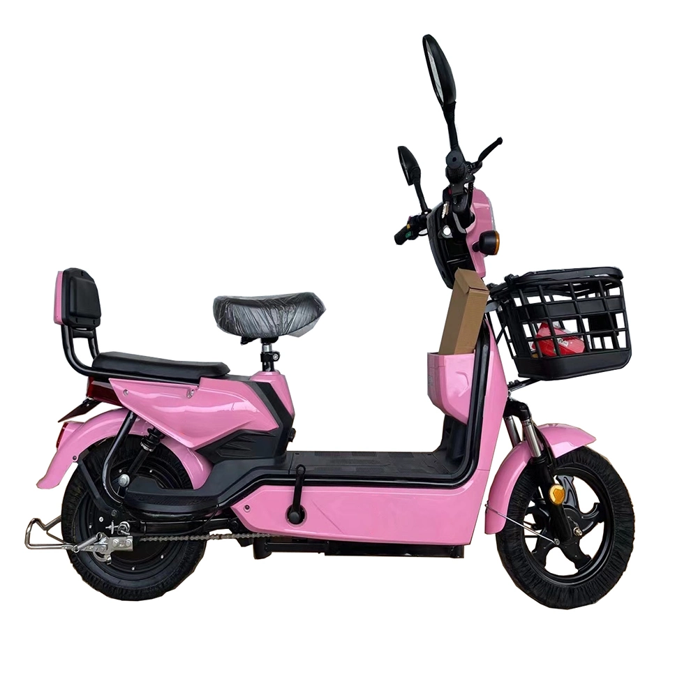 Tjhm-007K 350W Road Bikes 14 Inch Hot Sale Assisted Pedal Woman Basket City Electric Bike