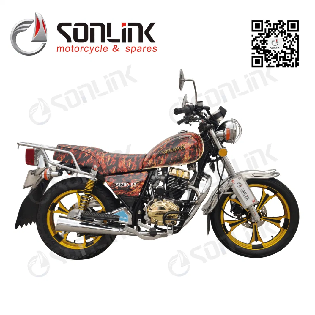 Motorcycle Factory Direct Sale 200cc Gn Engine Manned Motorcycle/Motorbike