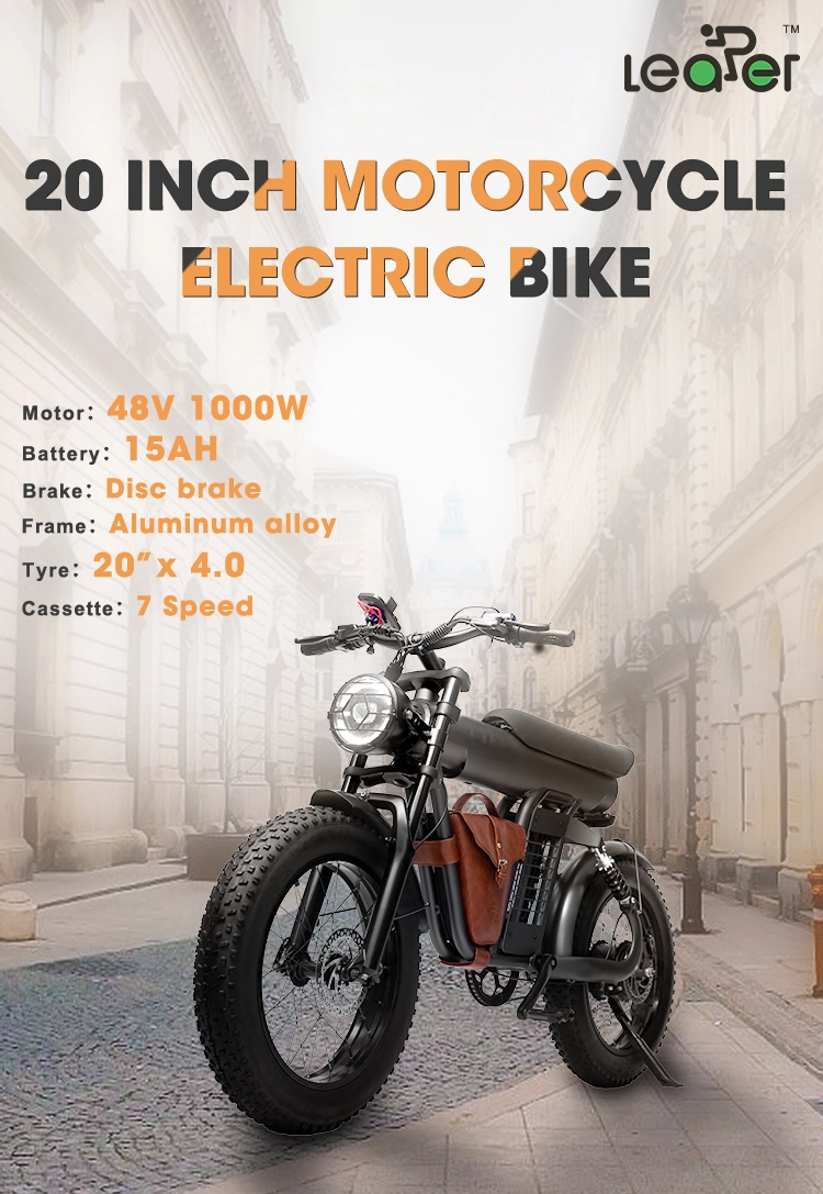 1000W 48V 15ah Dirt Motorcycle Mobility Scooter Adult Bike Electric E Bicycle