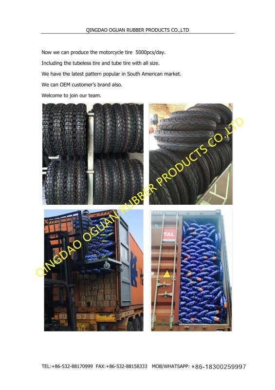 Chinese Butyl Rubber Three Wheel Motorcycle Inner Tube (2.75-18)