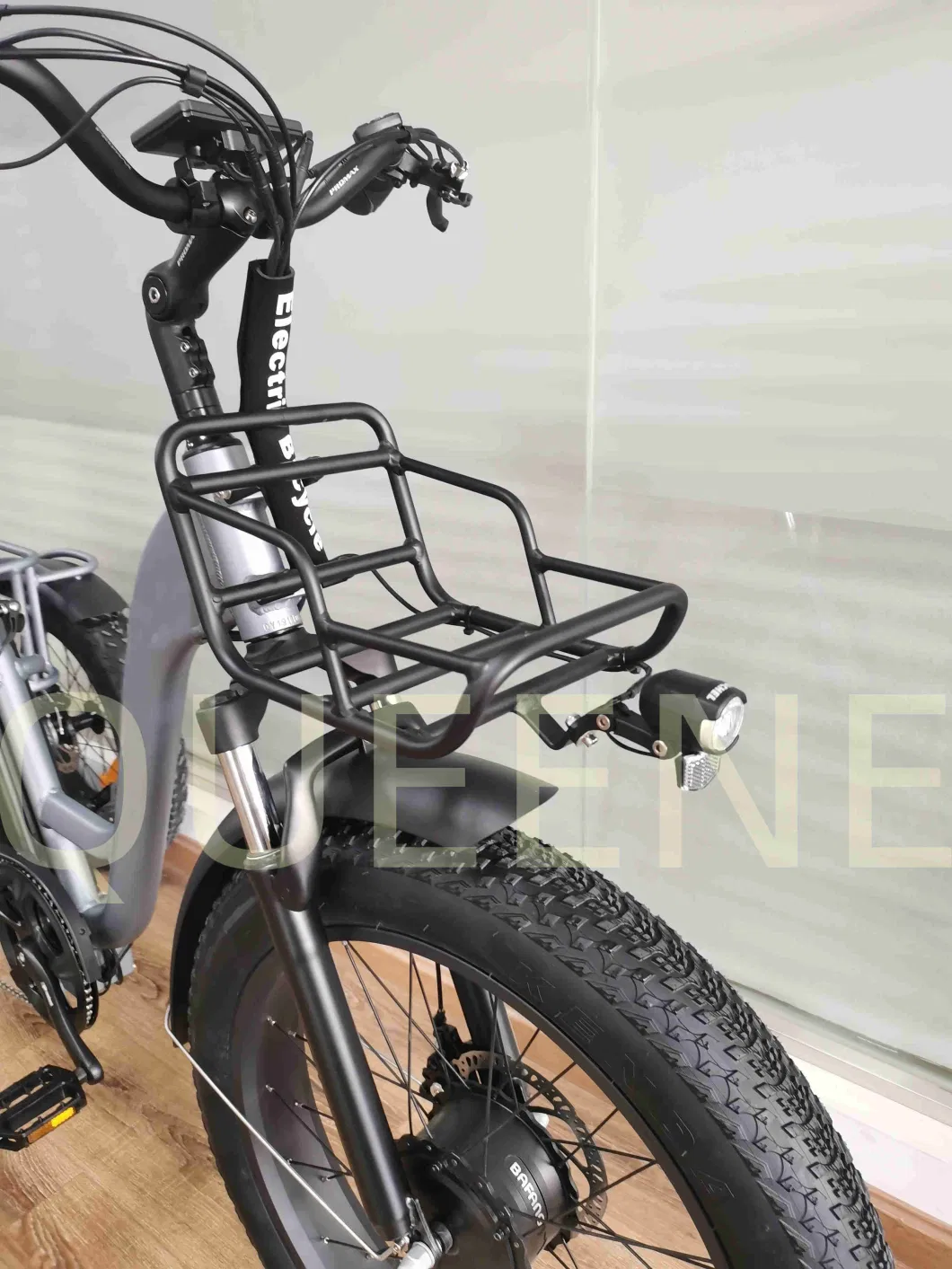 Queene New Release E Trike Aluminum Lithium Battery Disc Brakes 48V 500W 3 Wheels 24/20 Inch Fat Tire Electric Tricycle