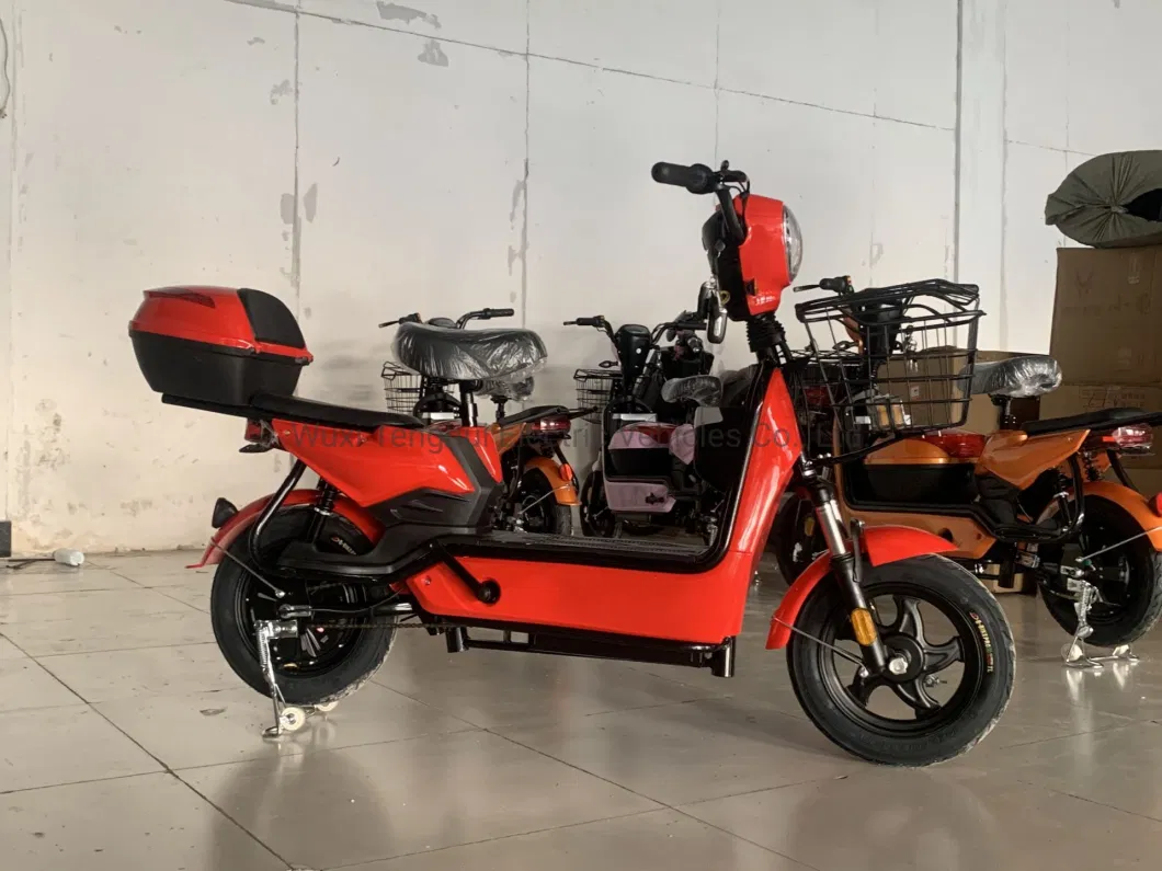 Hot Sale CKD Luxury 350W 2 Wheel Electric Bike Scooter/Electric Moped with Pedals Motorcycle Electric Scooter