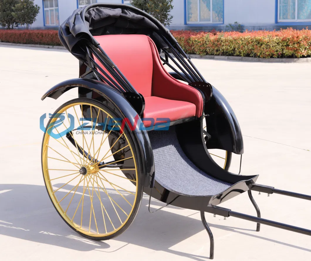 OEM Cheap Electric Hand Pull Rickshaw Price for Exhibition Movie or Film Shows Old Shanghai Style