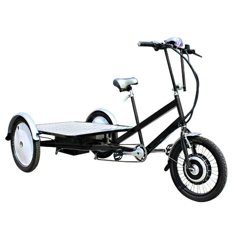 3 Wheels Electric Flatbed Trike Bike Used for Cargo Transportation