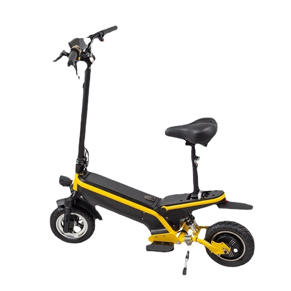 Trade Electric Scooter Removable Battery Folding with Seat Electric Scooter Convenient Walking Pedal Bicycle