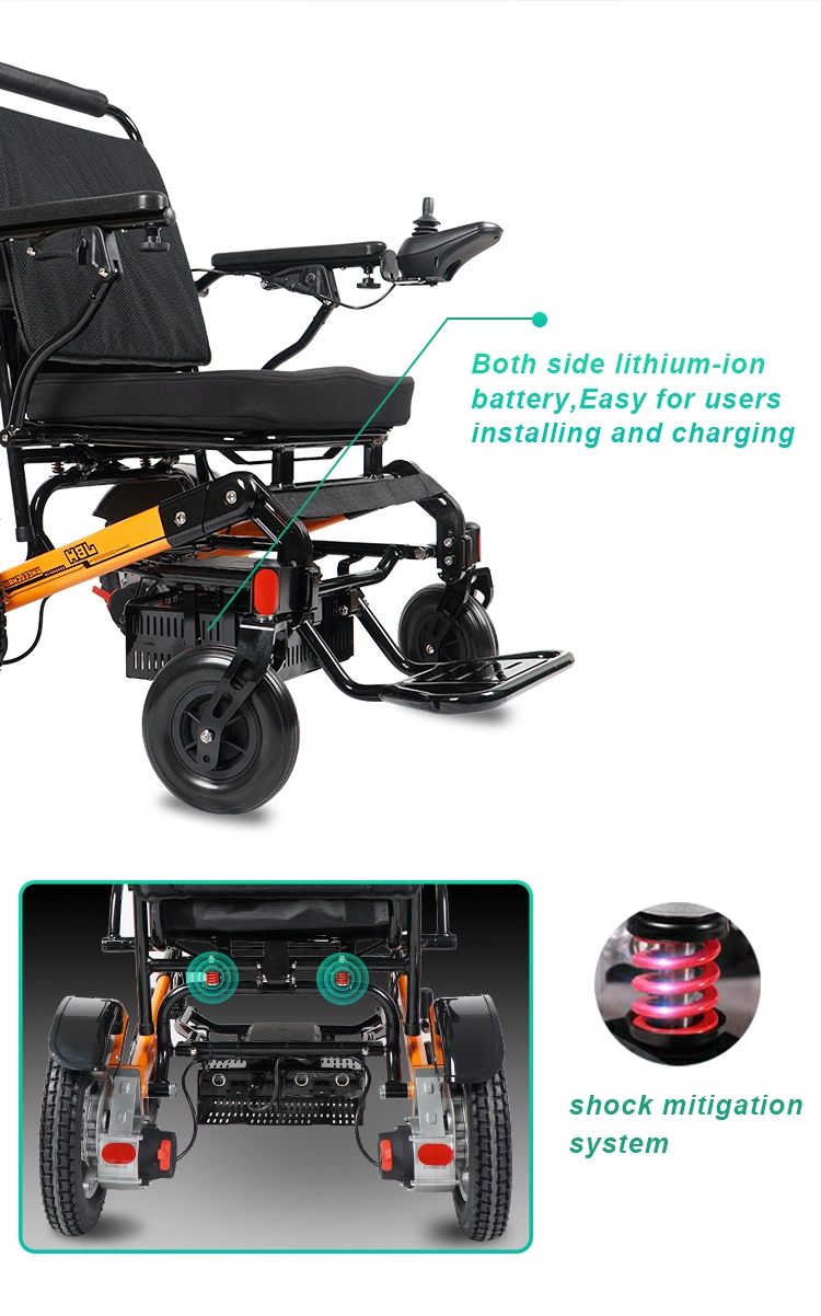 2023 New Product D10 Lightweight Wheelchair for Elderly People