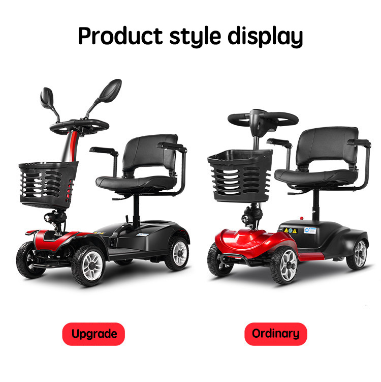 4 Wheels Scooter Adult E Mobility Folding Electric E-Scooter Foldable Mobility Scooters