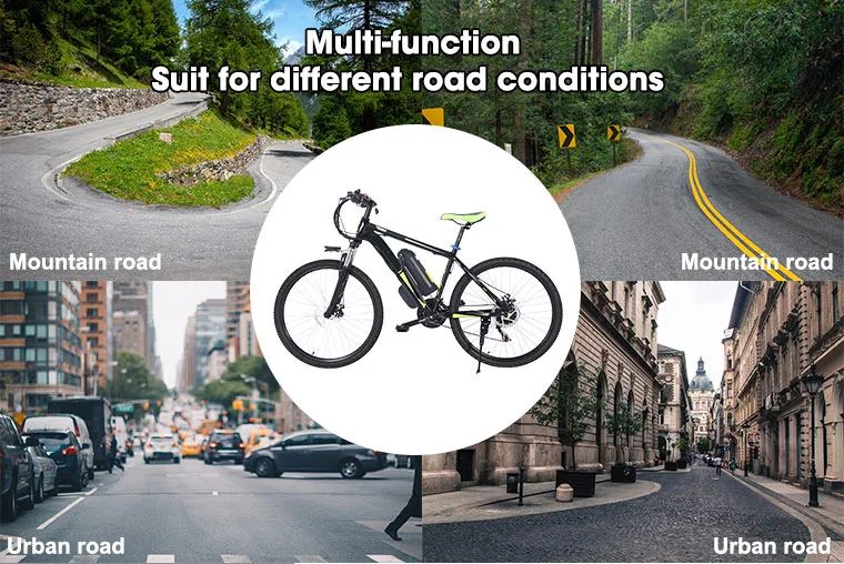 26&quot; 250W Electrical Road Bikes Ebike Electric Monutain Snow E Bike for Adult