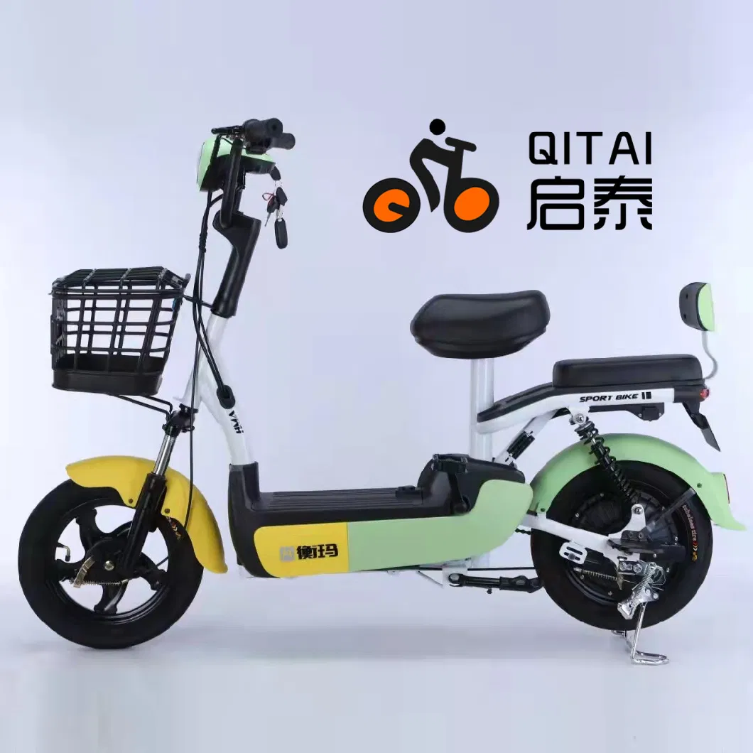 5% Discount 36V/48V/350W Motor Battery E Bike City Bicycle Scooter City Electric Riding with LED Light, Tubeless Tyre China Producing City Bike China Bicycle