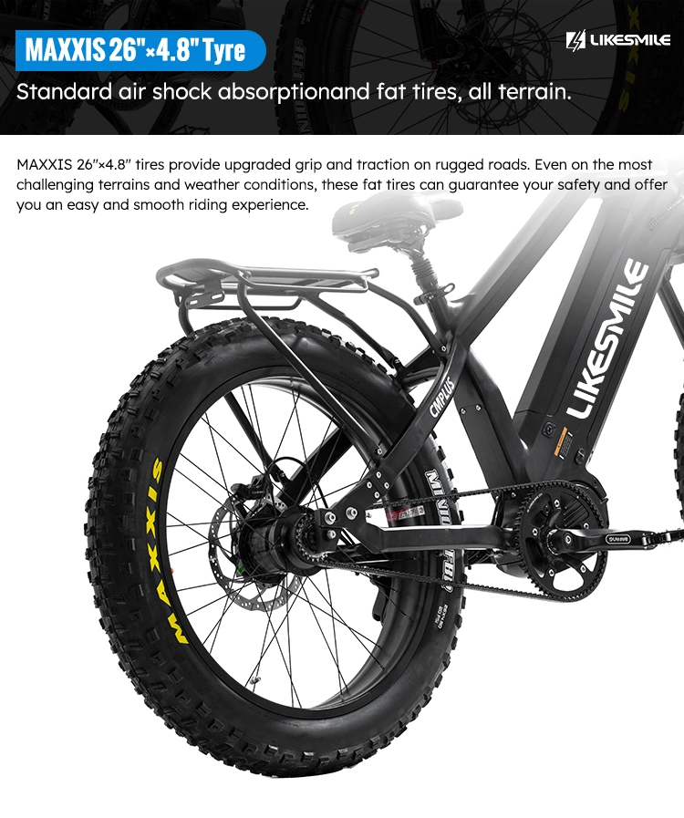 1000W Electric Bike Wholesale Mountain Fatbike Fat Tire Ebike Motorcycles Electric Bike