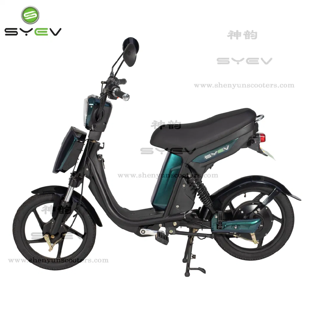 Shenyun Patented Product Electric Scooter 350W 48V Removable Battery Electric Bike with Pedals