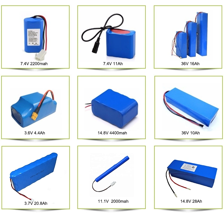 3.7V/7.4V 1200mAh/1800mAh/2000mAh/2200mAh/2600mAh/3000mAh Rechargeable Lithium Ion Cell 18650 Battery for EV/Electric Scooter/Electric Bicycle/Three Wheeler