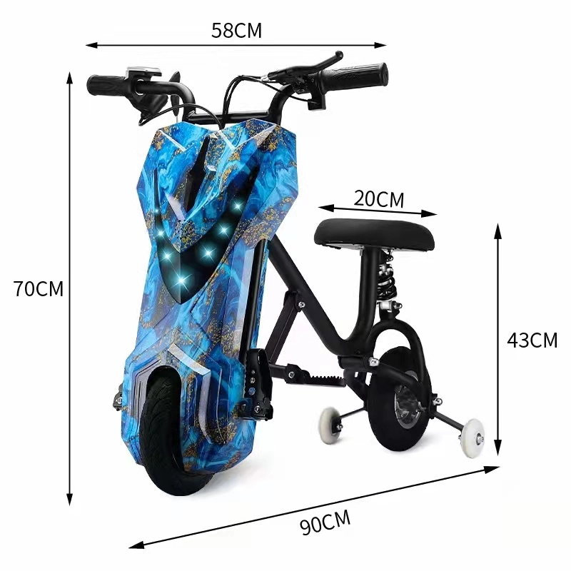 Most Fashionable Drifting Car Kids Scooter 3 Wheel Electric Scooter