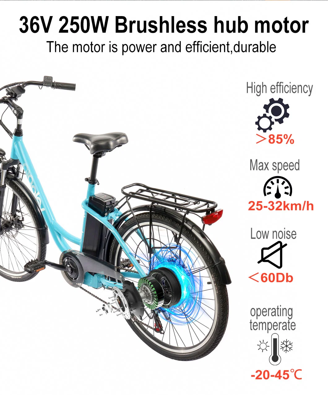 Unique Design Electric City Bike Cheap Electric Bike