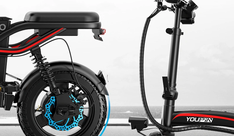 14 Inch Long Range Foldable Electrical Bike for Adult with Li-ion Battery