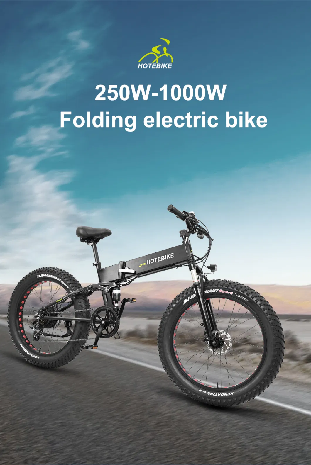 Fashion Electric Fat Tire Bike 500 750 Watt Chopper 1000W-Electric-Bike
