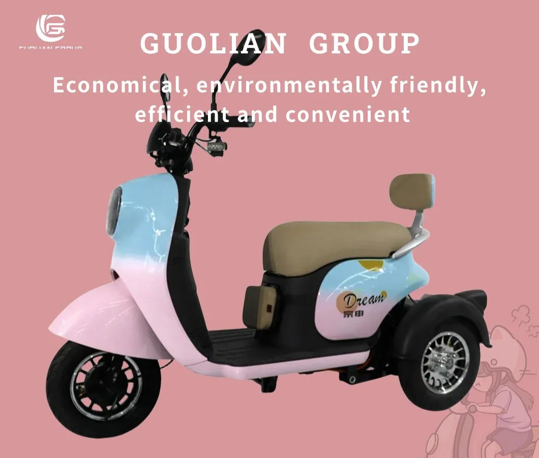 60V 20ah, 60V 32ah, 500W, 12MOS, Drum Brake, Electric Scooter Bike, 3 Wheels Electric Passenger, Cargo Scooter Bike