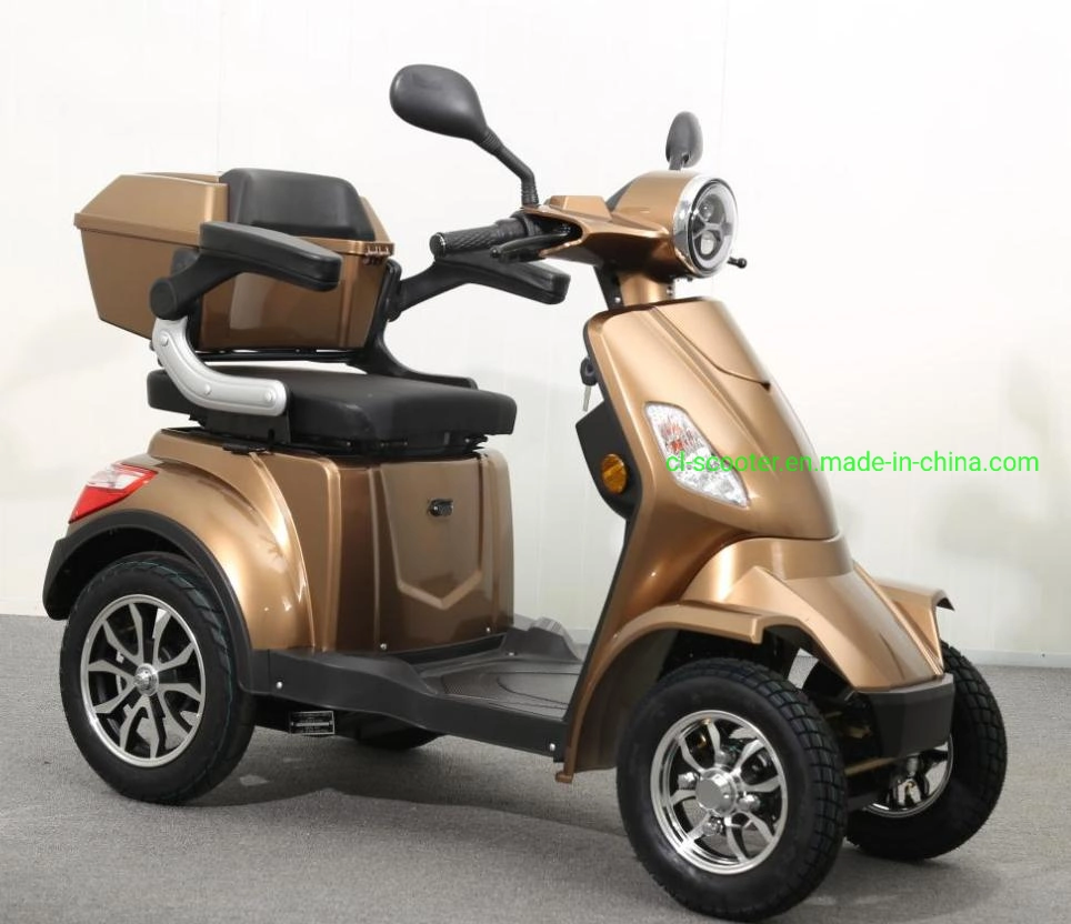 4wheels Electric Mobility Scooter EEC Approval for Adults Handicapped Scooter 1000W Max Speed at 25km/H