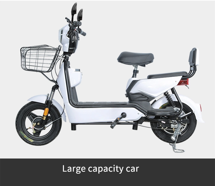 Tjhm-007j Factory with Steel Frame and Pedals 48V 12ah Electric Pedal Scooter Electric Moped Mini Electric Bike