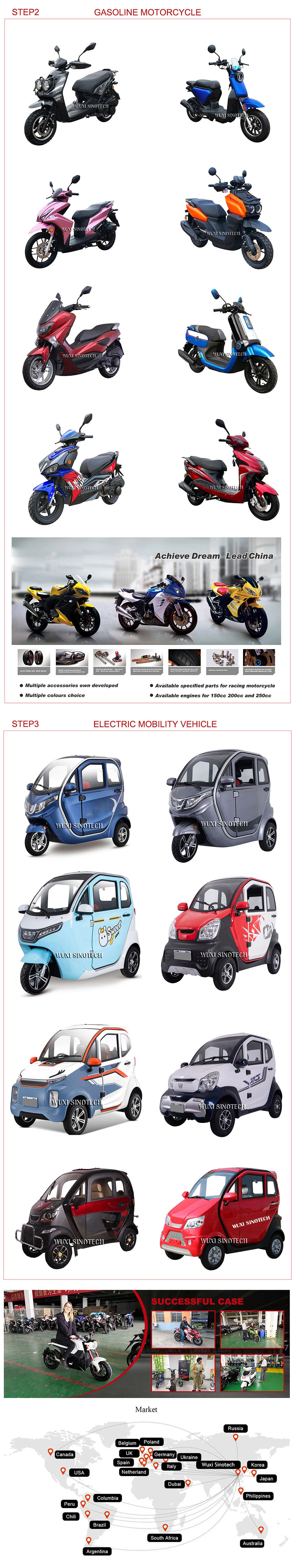 2023 New Fully Enclosed 3 Wheel Adult Passenger Taxi Electric Tricycles